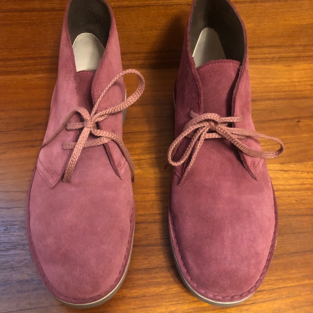 Men's Suede Chukka Boots - Pink
